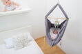 Závěsná kolébka šedá HOJDAVAK BABY s matrací