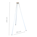 White metal stand TRIPOD for hanging cradles up to 25 kg