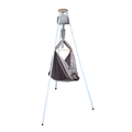 White metal stand TRIPOD for hanging cradles up to 25 kg