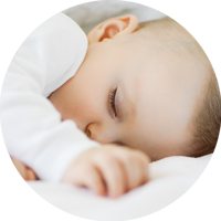 ... and a baby is asleep ... and a baby is asleep