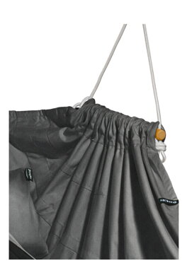 Závěsné houpací křeslo černý melír - outdoor tkanina HOJDAVAK MAXI