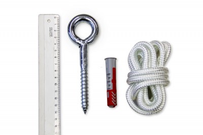 Ceiling Mounting Kit, 4m rope (monolithic concrete 200 kg)