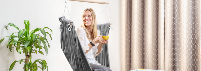 Do you want to swing and relax? Jump into the Hojdavak Maxi hanging chair! Do you want to swing and relax? Jump into the Hojdavak Maxi hanging chair!